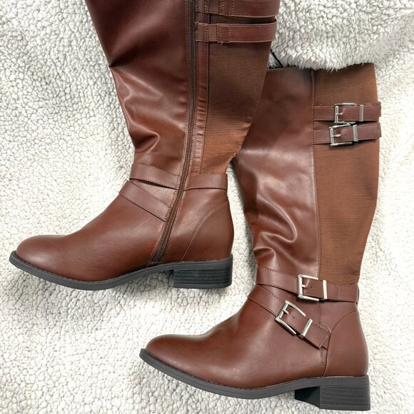 Torrid Extra Wide Width & Wide Calf Riding Boots – NWT Size 8.5 - Picture 1 of 4
